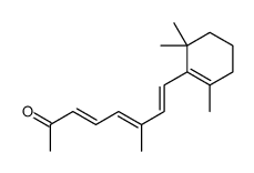 6-methyl-8-(2,6,6-trimethylcyclohexen-1-yl)octa-3,5,7-trien-2-one结构式