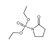 N-(diethoxyphosphoryl)-2-pyrrolidone结构式