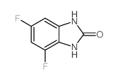 4,6-二氟-1H-苯并[d]咪唑-2(3H)-酮结构式