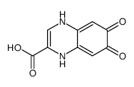 2-Quinoxalinecarboxylic acid, 6,7-dihydroxy- (9CI)结构式