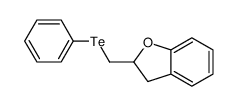 2-(phenyltellanylmethyl)-2,3-dihydro-1-benzofuran结构式
