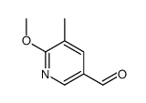 3-Pyridinecarboxaldehyde, 6-methoxy-5-methyl- (9CI) picture