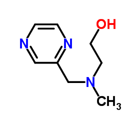 2-[Methyl(2-pyrazinylmethyl)amino]ethanol结构式