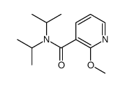2-methoxy-N,N-di(propan-2-yl)pyridine-3-carboxamide Structure