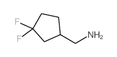 (3,3-二氟环戊基)甲胺结构式