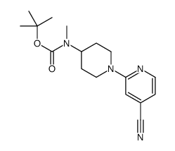 tert-butyl N-[1-(4-cyanopyridin-2-yl)piperidin-4-yl]-N-methylcarbamate picture