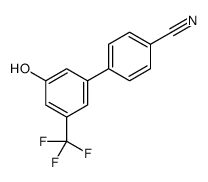 4-[3-hydroxy-5-(trifluoromethyl)phenyl]benzonitrile结构式