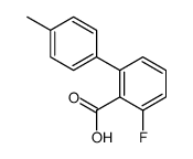 2-fluoro-6-(4-methylphenyl)benzoic acid结构式