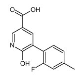 5-(2-fluoro-4-methylphenyl)-6-oxo-1H-pyridine-3-carboxylic acid结构式