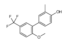 4-[2-methoxy-5-(trifluoromethyl)phenyl]-2-methylphenol Structure