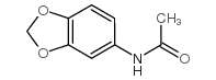 Acetamide,N-1,3-benzodioxol-5-yl- Structure