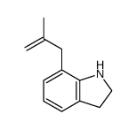7-(2-Methylallyl)indoline Structure