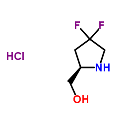 [(2R)-4,4-difluoropyrrolidin-2-yl]methanol hydrochloride Structure