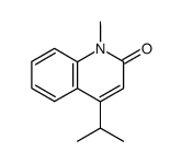 2(1H)-Quinolinone,1-methyl-4-(1-methylethyl)-(9CI)结构式