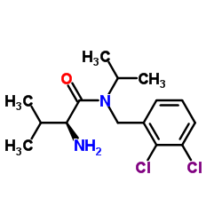 N-(2,3-Dichlorobenzyl)-N-isopropyl-L-valinamide结构式