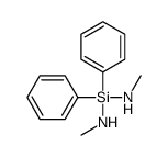 N-[methylamino(diphenyl)silyl]methanamine Structure