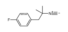 1-fluoro-4-(2-isocyano-2-methylpropyl)benzene结构式