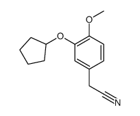 2-(3-(Cyclopentyloxy)-4-Methoxyphenyl)Acetonitrile Structure