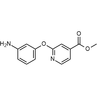 Methyl 2-(3-aminophenoxy)isonicotinate Structure