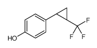 4-[(1S,2S)-2-(Trifluoromethyl)cyclopropyl]phenol结构式