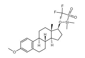 3-Methoxy-17β-dimethyltrifluoromethansulfonylsiloxy-1,3,5(10)-estratrien Structure