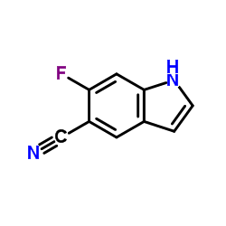 6-Fluoro-1H-indole-5-carbonitrile图片