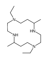1,8-diethyl-5,12-dimethyl-1,4,8,11-tetrazacyclotetradecane Structure