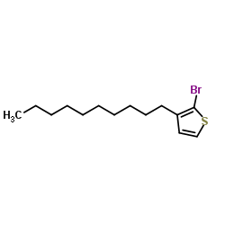 2-Bromo-3-decylthiophene Structure
