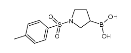 1-tosylpyrrolidin-3-ylboronic acid结构式