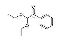 diethoxymethyl phenylphosphine oxide Structure