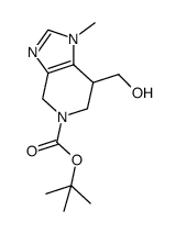 tert-butyl 7-(hydroxymethyl)-1-methyl-6,7-dihydro-1H-imidazo[4,5-c]pyridine-5(4H)-carboxylate Structure