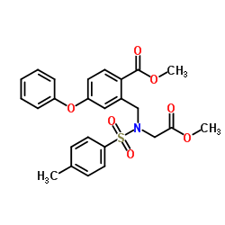 Methyl 2-({(2-methoxy-2-oxoethyl)[(4-methylphenyl)sulfonyl]amino}methyl)-4-phenoxybenzoate图片