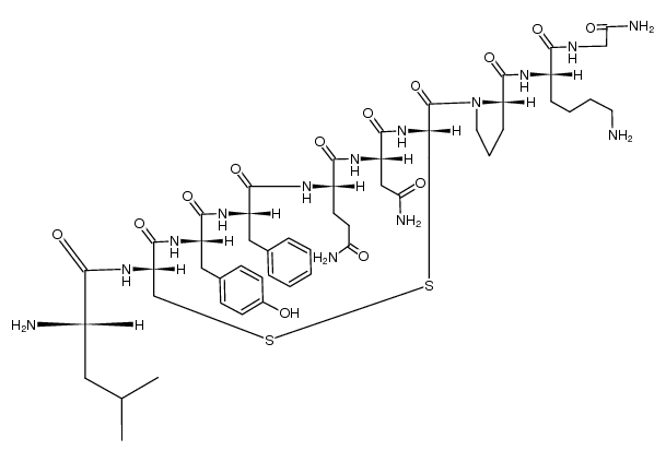 Nα-leucyl[8-lysine]vasopressin Structure