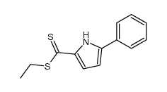 ethyl 5-phenyl-1H-pyrrole-2-carbodithioate结构式