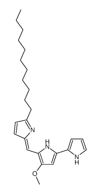 prodigiosin 25C结构式