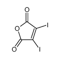 3,4-Diiodo-2,5-furandione structure