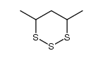 4,6-dimethyl-1,2,3-trithiane结构式
