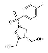 N-p-toluenesulfonylpyrrole-3,4-dimethanol Structure