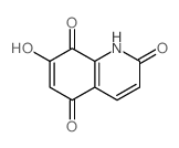 2,5,8(1H)-Quinolinetrione,7-hydroxy- Structure