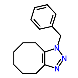 1-Benzyl-4,5,6,7,8,9-hexahydro-1H-cycloocta[d][1,2,3]triazole结构式