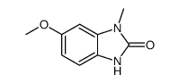 2-Benzimidazolinone,6-methoxy-1-methyl-(8CI) Structure