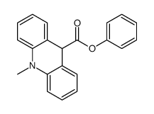 phenyl 10-methyl-9H-acridine-9-carboxylate结构式