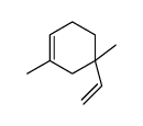 5-ethenyl-1,5-dimethylcyclohexene Structure