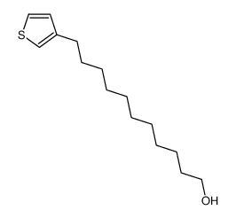 11-thiophen-3-ylundecan-1-ol结构式