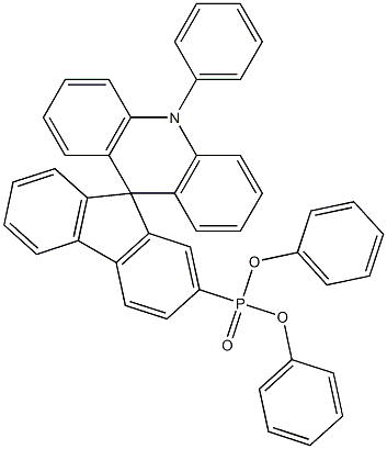 2'-(diphenylphosphoryl)-10-phenyl-10H-spiro[acridine-9,9'-fluorene] Structure