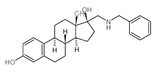 Estra-1,3,5(10)-triene-3,17b-diol, 17-[(benzylamino)methyl]-(8CI) structure