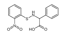 α-<2-Nitro-phenylsulfenylamino>-phenylessigsaeure Structure