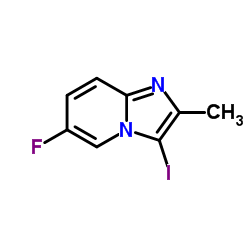 6-Fluoro-3-iodo-2-methylimidazo[1,2-a]pyridine Structure
