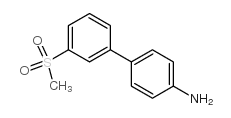 3'-(METHYLSULFONYL)-1,1'-BIPHENYL-4-AMINE structure