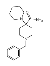 1'-(phenylmethyl)-[1,4'-bipiperidine]-4'-carboxamide Structure